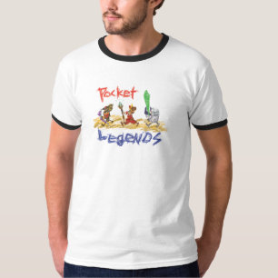 T-shirt de légendes de la poche de Mrsoo