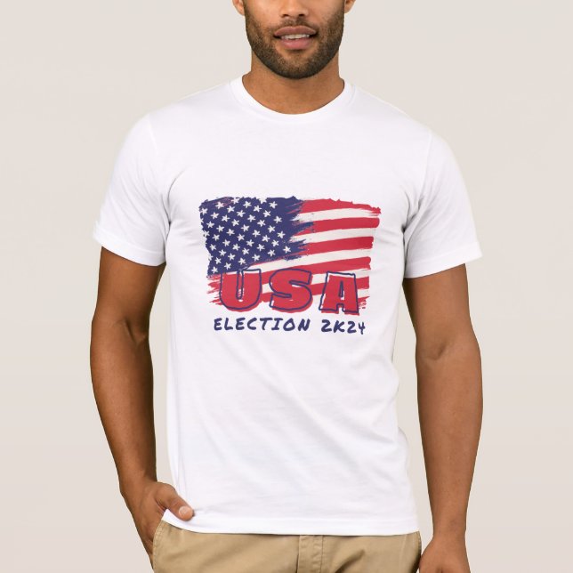 T-shirt de l'élection américaine 2024 (Devant)