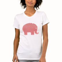 T-shirt de l'éléphant des femmes