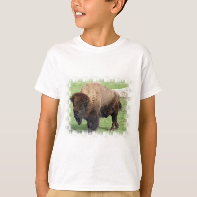 T-shirt de l'enfant bison nord-américain (Devant)