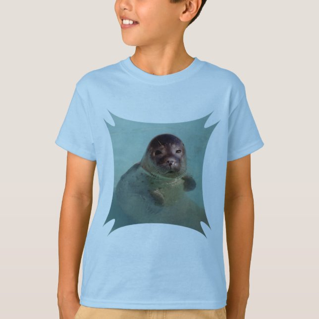 T-shirt de l'enfant de phoque du port (Devant)