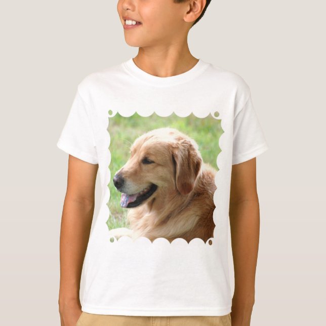 T-shirt de l'enfant Golden Retriever Pup (Devant)