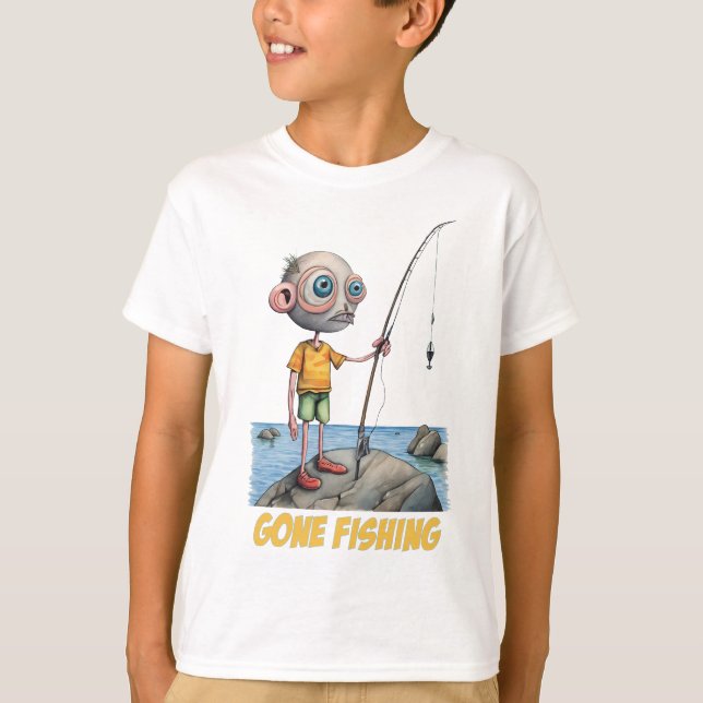 T-shirt de l'enfant pêcheur (Devant)