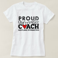 T-shirt de l'entraîneur Gymnastique Fière Personna