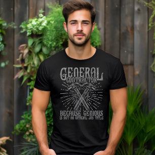 T-shirt de l'entrepreneur général