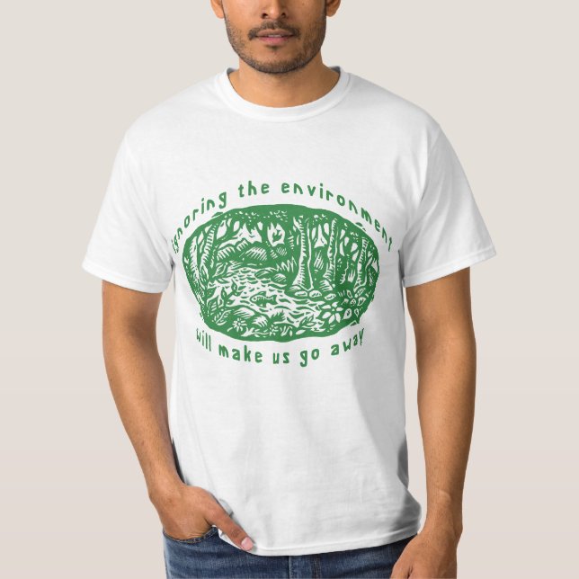 T-shirt de l'environnement (Devant)