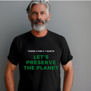 T-shirt De l'environnement sensibilisation au changement c