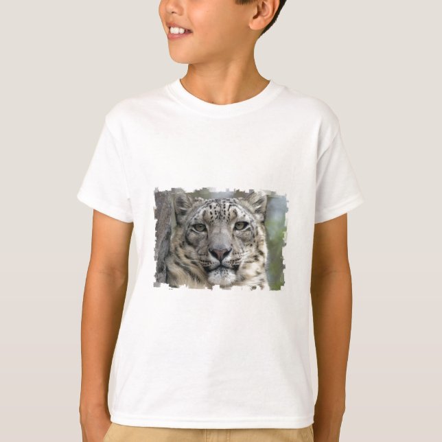 T-shirt de léopard de neige (Devant)