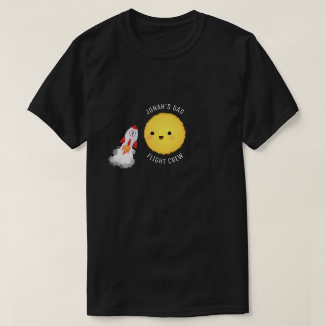 T-shirt de l'équipage de conduite père Space Anniv (Design devant)