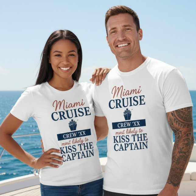 T-shirt de l'équipage de croisière de Miami embras (Créateur téléchargé)