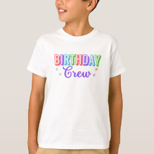 T-Shirt de l'équipe d'anniversaire