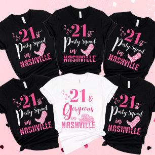 T-shirt de l'équipe d'anniversaire de Nashville 21