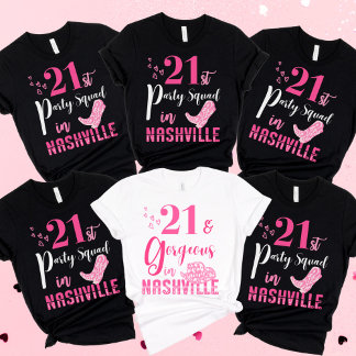 T-shirt de l'équipe d'anniversaire de Nashville 21