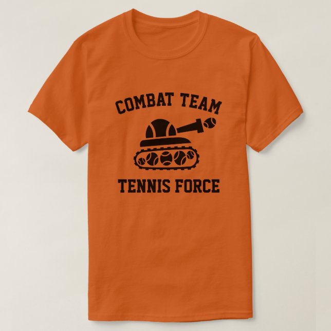 T-shirt de l'équipe de combat de la force de tenni (Design devant)