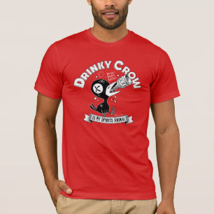 T-shirt de l'équipe de corneille de Drinky