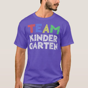 T-Shirt De L'Équipe De Jardin D'Enfants Retour À L