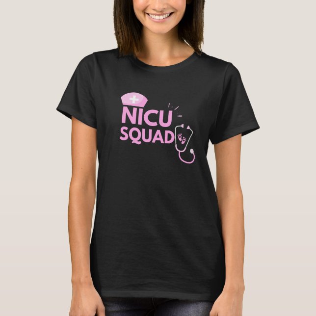 T-shirt de l'équipe de la NICU  (Devant)