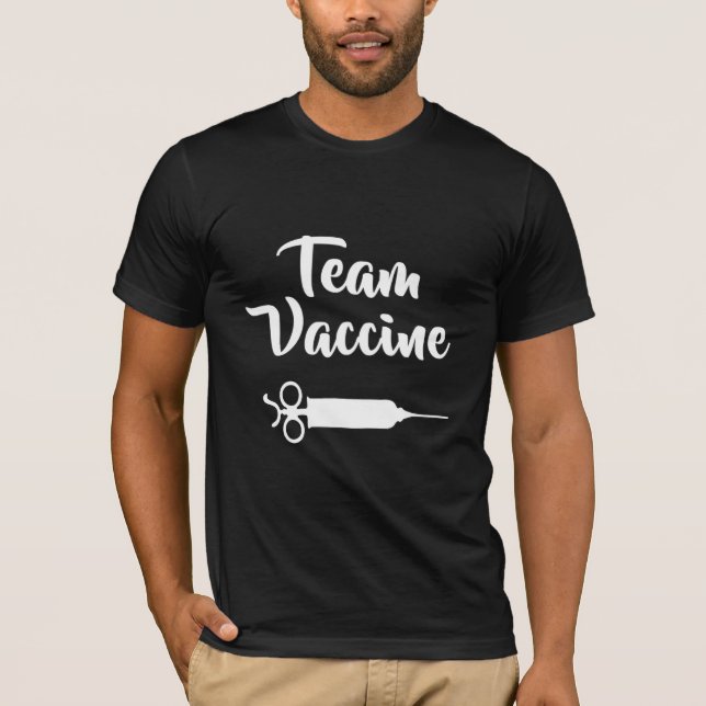 T-shirt de l'équipe de vaccination (Devant)