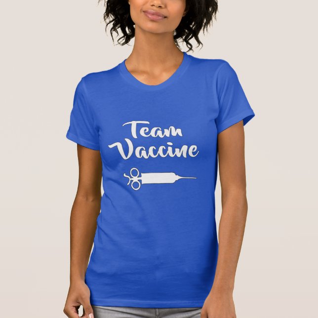 T-shirt de l'équipe de vaccination (Devant)