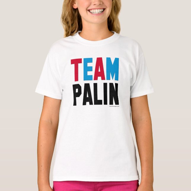 T-shirt de l'équipe d'enfants Palin (Devant)