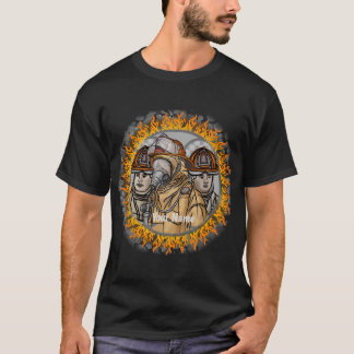 T-shirt de l'équipe des pompiers