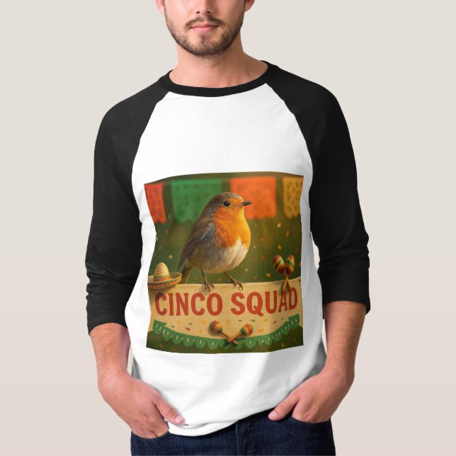 T-shirt de l'équipe du Cinco de Mayo (Devant)
