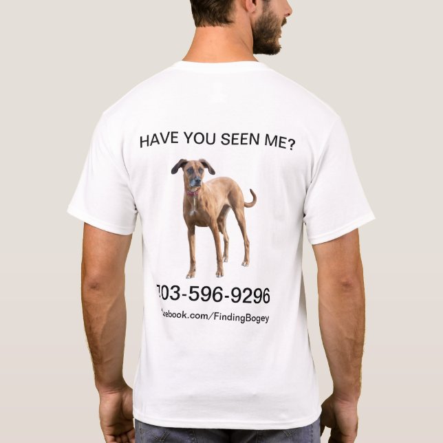 T-shirt de l'équipe masculine Bogey (Dos)