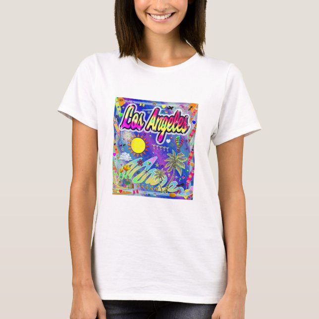 T-shirt de l'ère du Nu de Los Angeles (Devant)