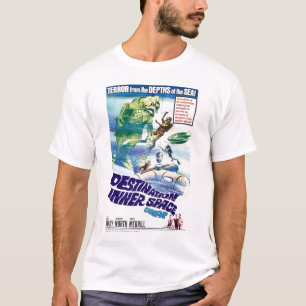 T-shirt de l'espace intérieur de destination rétro