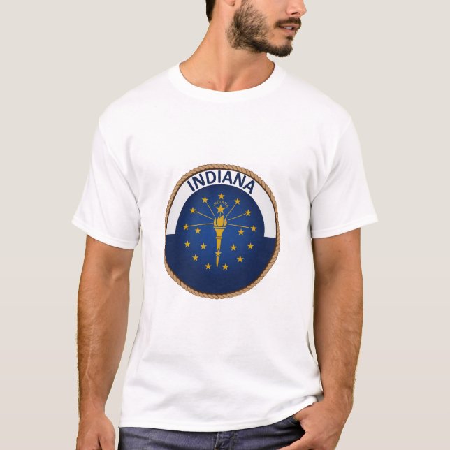 T-shirt de l'état de l'Indiana (Devant)