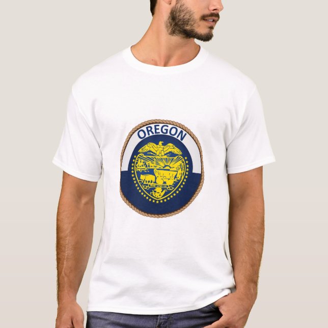 T-shirt de l'État de l'Oregon (Devant)