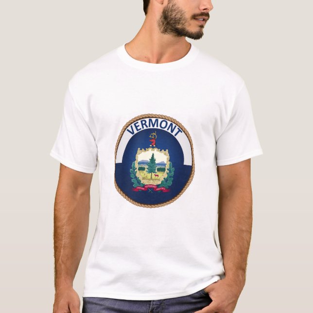 T-shirt de l'État du Vermont (Devant)