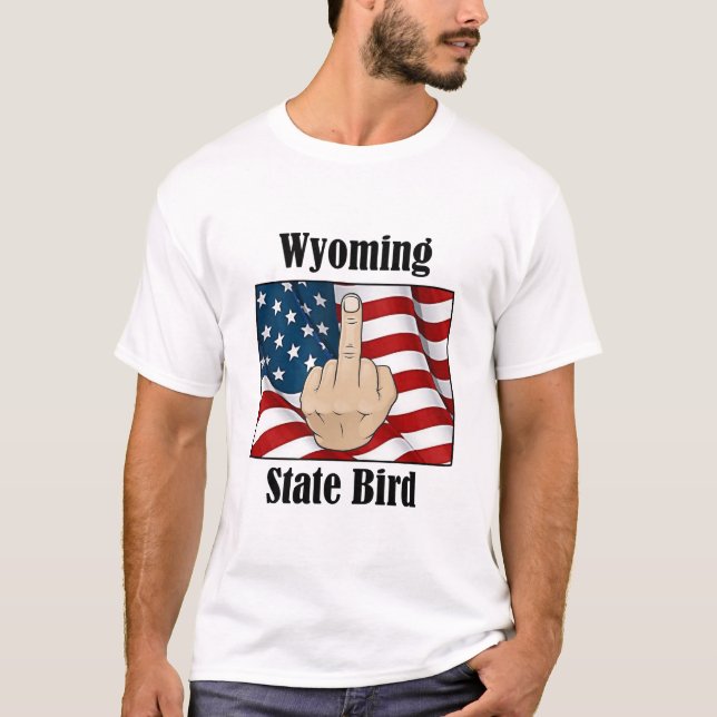 T-shirt de l'état du Wyoming (Devant)