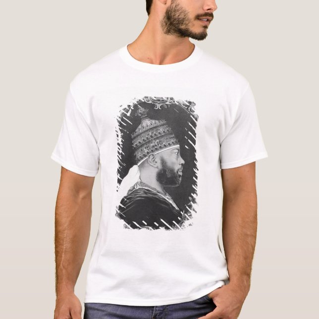 T-shirt de l'Ethiopie, Menelik II (Devant)