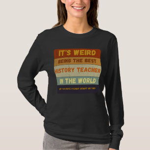 T-shirt De L'Étudiant Au Meilleur Enseignant D'Histoire En