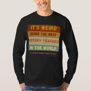 T-shirt De L'Étudiant Au Meilleur Enseignant D'Histoire En