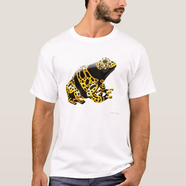 T-shirt de Leucomelas de grenouille de dard de (Devant)