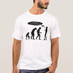 T-shirt de l'évolution drôle