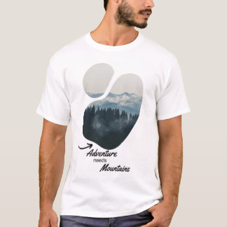 T-shirt de l'explorateur de la nature, l'Aventure