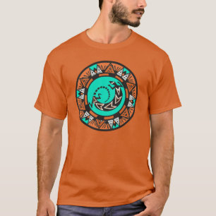 T-shirt de lézard de mandala de NATIF AMÉRICAIN