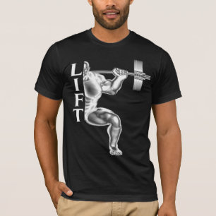 T-shirt de l'haltérophilie des hommes