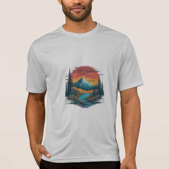 T-shirt de l'harmonie de la nature (Devant)