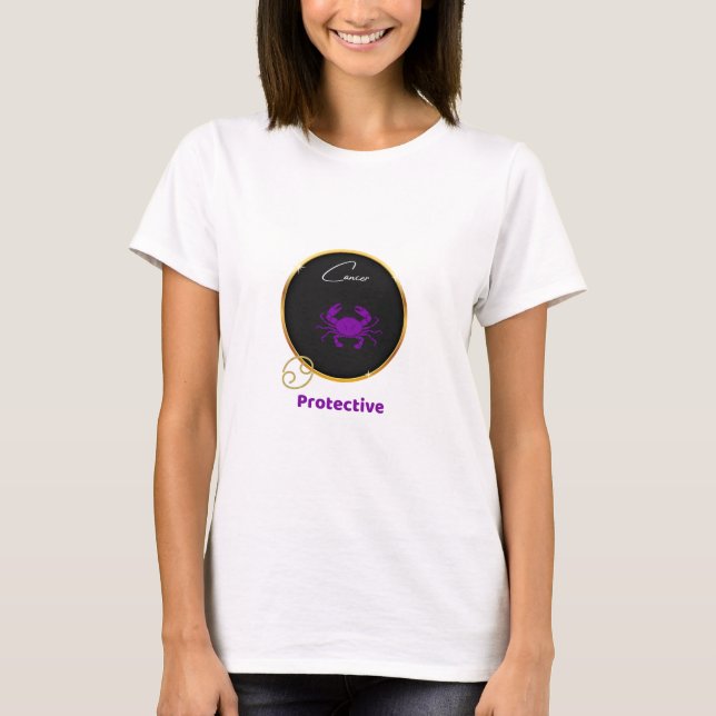 T-shirt de l'horoscope du cancer (Devant)
