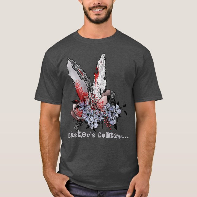 T-shirt de l'horreur du lapin de Pâques (Devant)