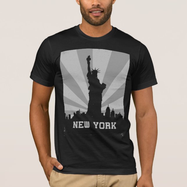 T-shirt de liberté de New York (Devant)