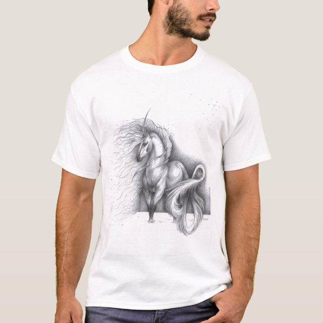 T-shirt de licorne (Devant)
