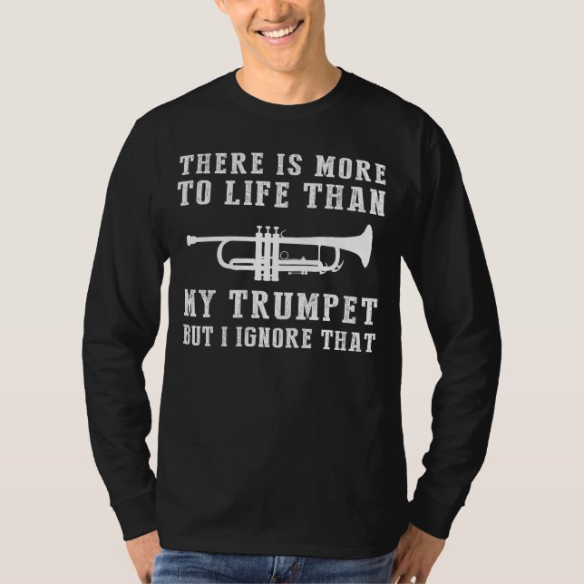 T-shirt de l'ignorance de la trompette (Devant)