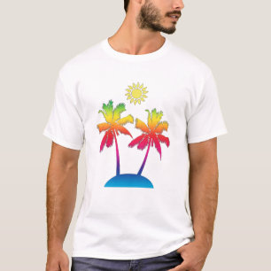 T-shirt de l'île tropicale