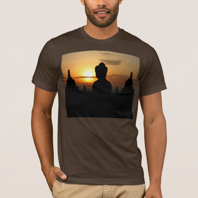 T-shirt de l'Indonésie de temple de Borobudur (Devant)
