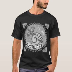 T-shirt de l'infirmière à main Caduceus